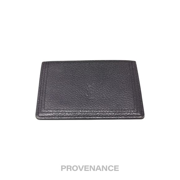 🔴 Saint Laurent Paris YSL Logo Card Holder Wallet - Black - Picture 6 of 6